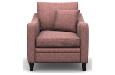 Heart of House Newbury Tweed Fabric Chair - Pink